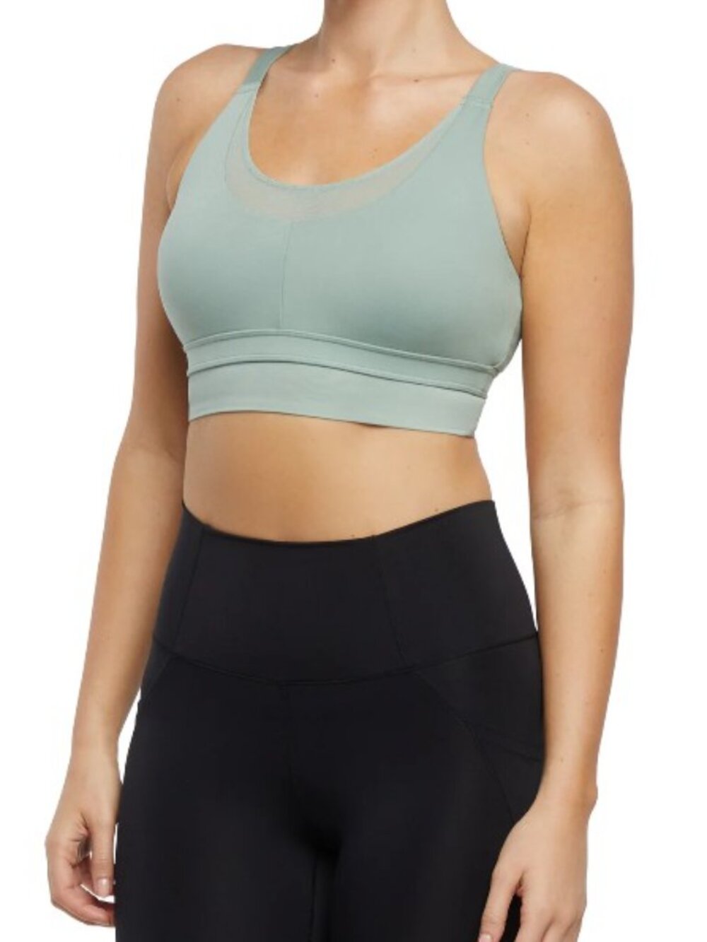 Marika Wendy Sports Bra XL Green Medium Impact Removable Pads